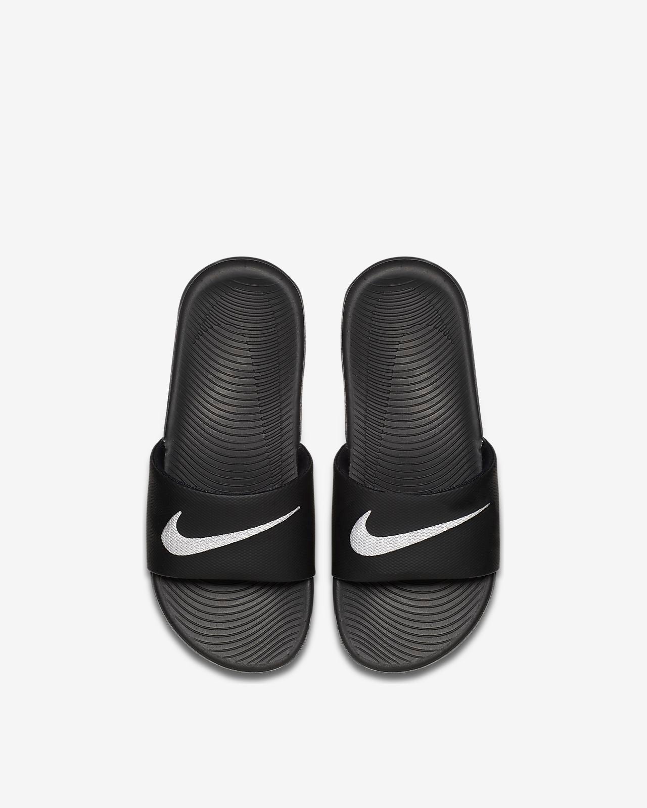 Nike kawa slide on feet on sale