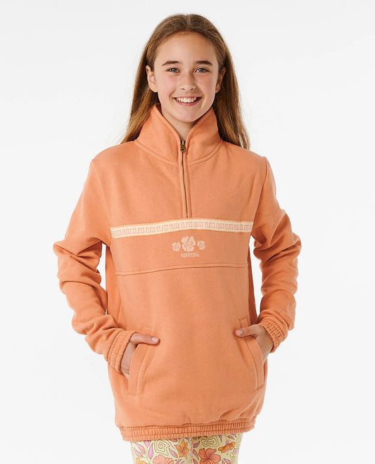 TROPIC PULL OVER FLEECE-GIRL