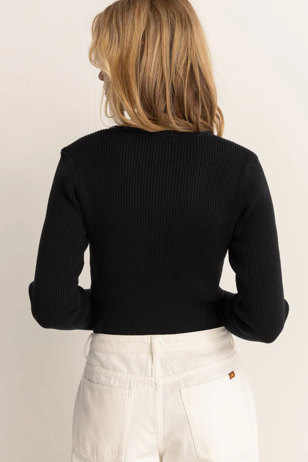 NOEMIE KNIT LONG SLEEVE TOP