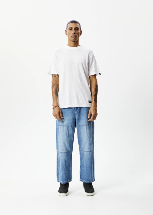 Richmond - Hemp Denim Workwear Jean - Worn Blue