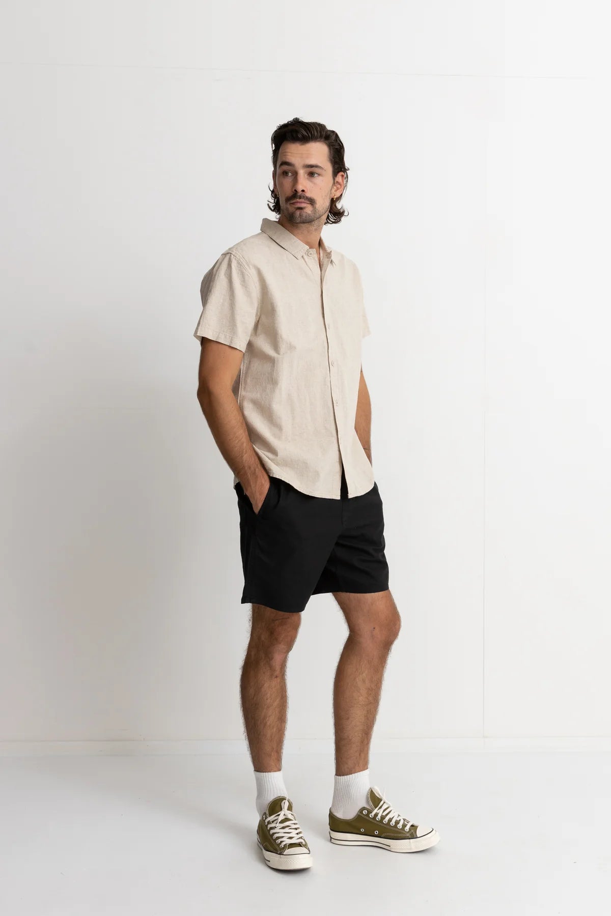 CLASSIC LINEN SS SHIRT