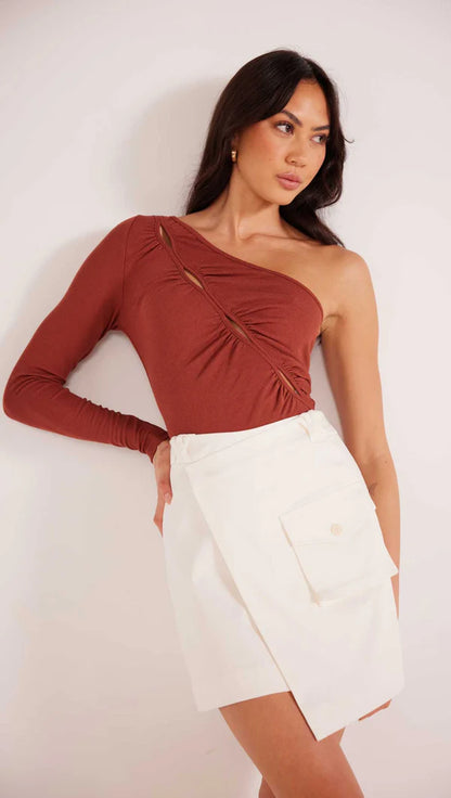 LOTTIE CARGO WRAP MINI SKIRT