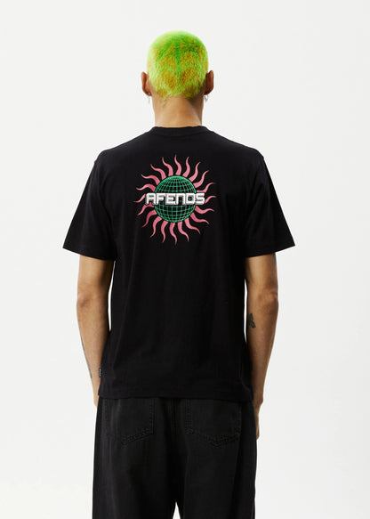 Solar Flare - Retro Fit Tee - Black