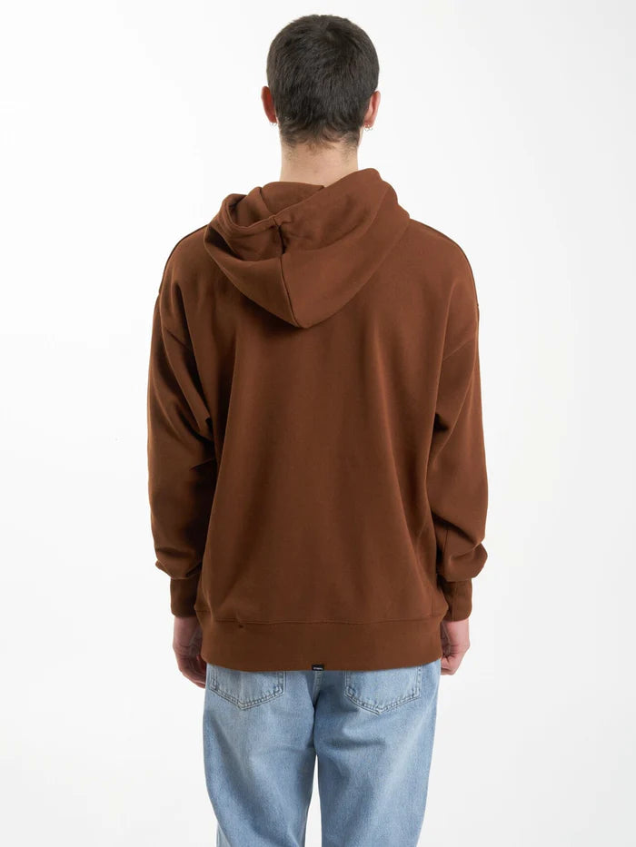 Minimal Slouch Pull On Hood - Chestnut