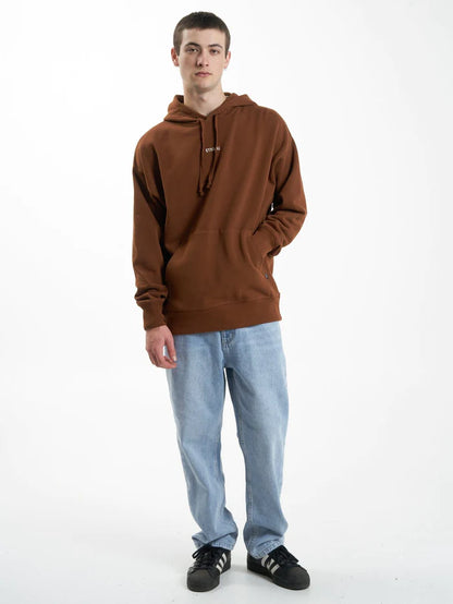 Minimal Slouch Pull On Hood - Chestnut