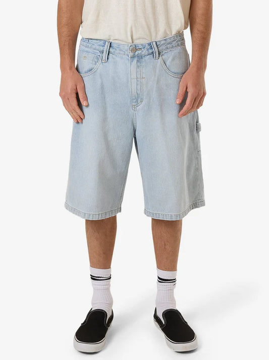 Big Slacker Denim Short - Ether Blue