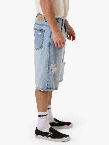 Society Big Slacker Denim Short - Indigo Society