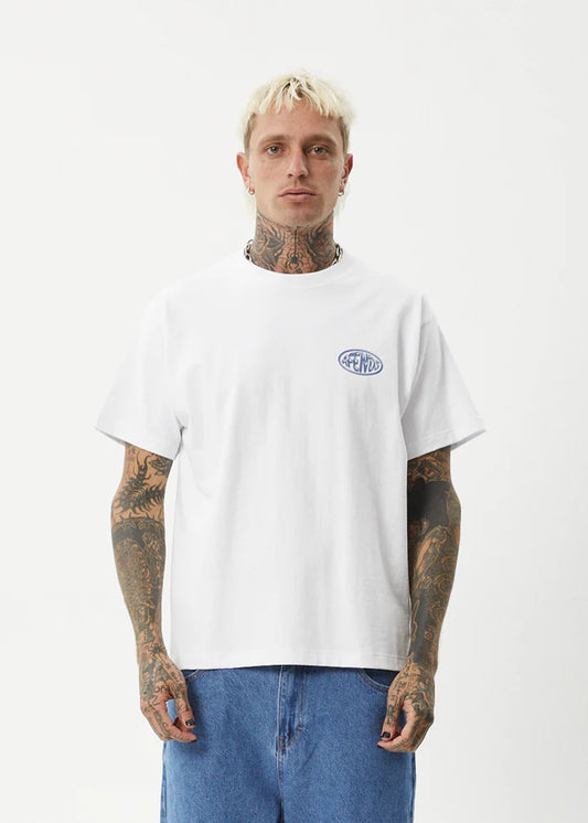 Frogga - Heavy Recycled Boxy Fit Tee - White