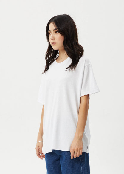 Slay - Hemp Oversized T-Shirt - White