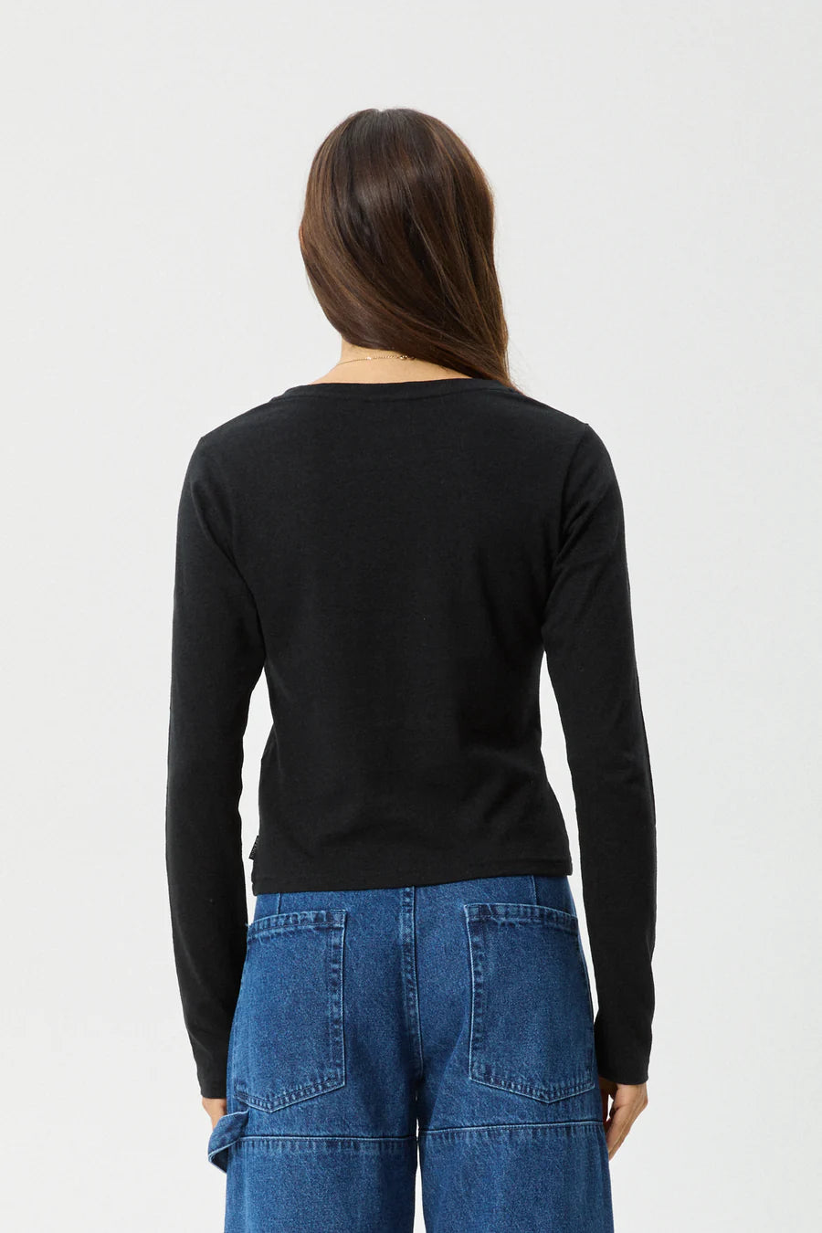 Elevate - Hemp Long Sleeve Tee - Black