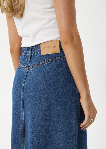 Chichi - Denim Midi Skirt - Authentic Blue