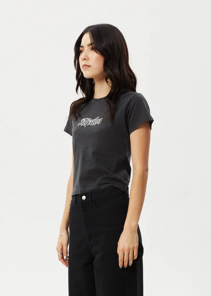 Burnt - Baby Tee - Stone Black