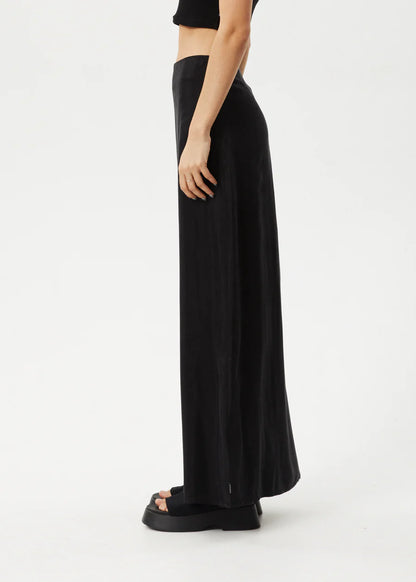 Grace - Cupro Maxi Skirt - Black