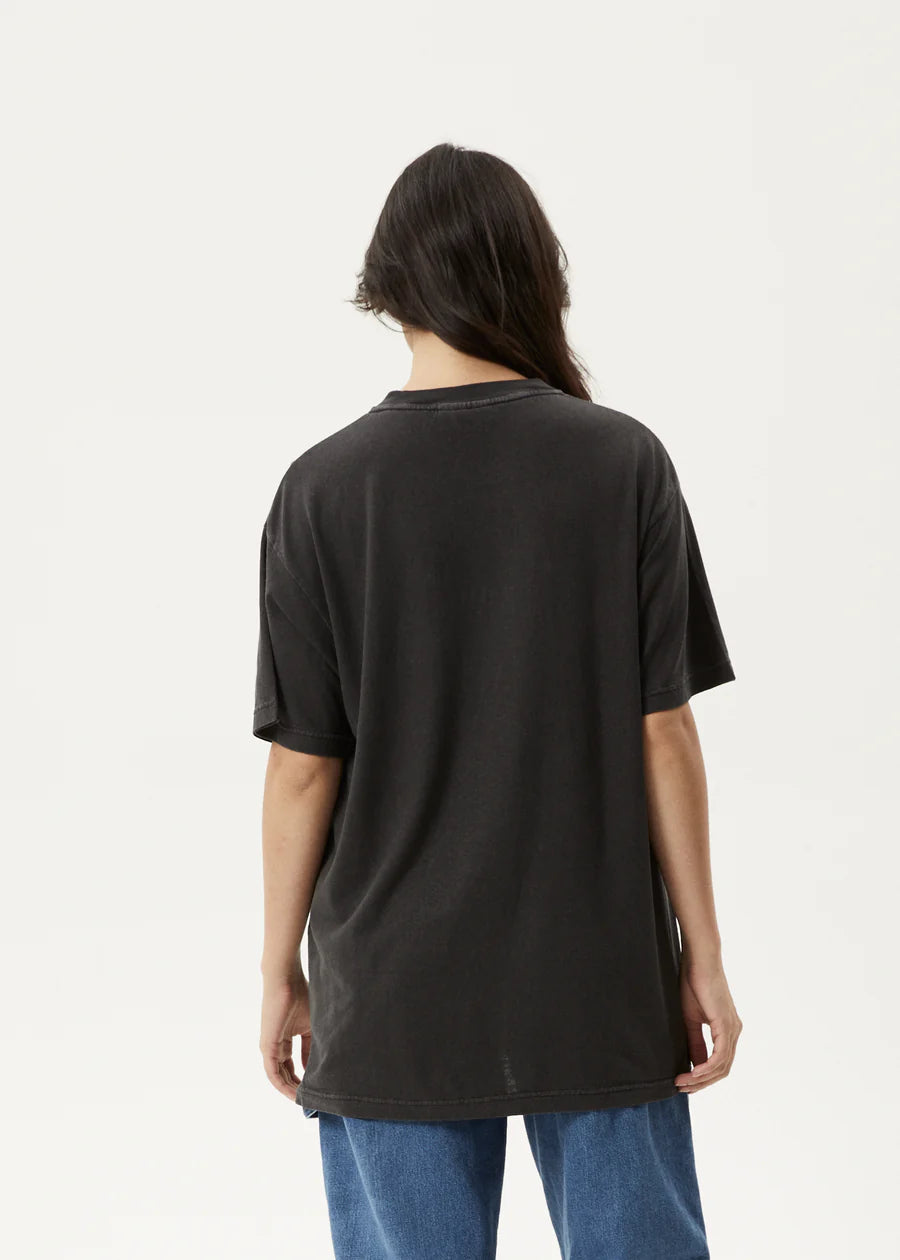 Worlds Above - Oversized T-Shirt - Stone Black