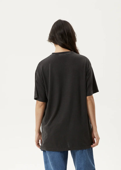 Worlds Above - Oversized T-Shirt - Stone Black