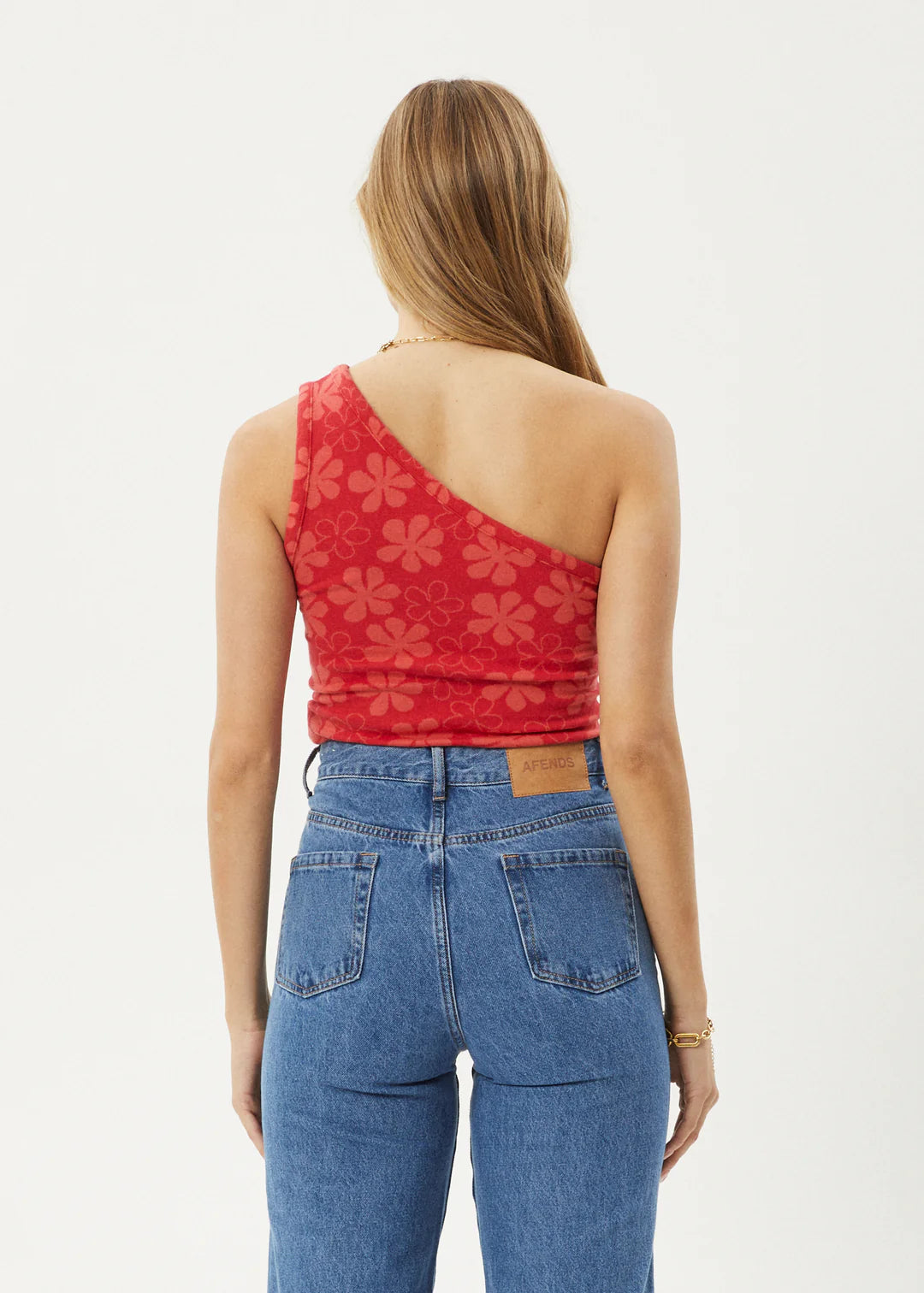 Valerie - One Shoulder Top - Tomato