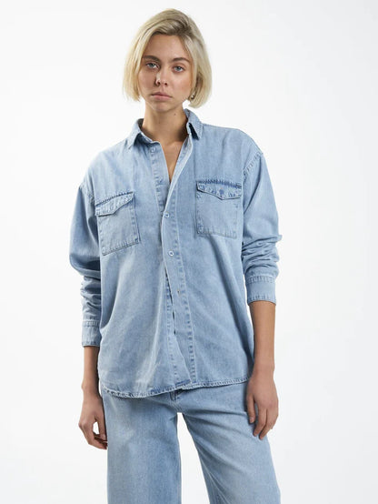 Adrian Denim Shirt - Endless Blue