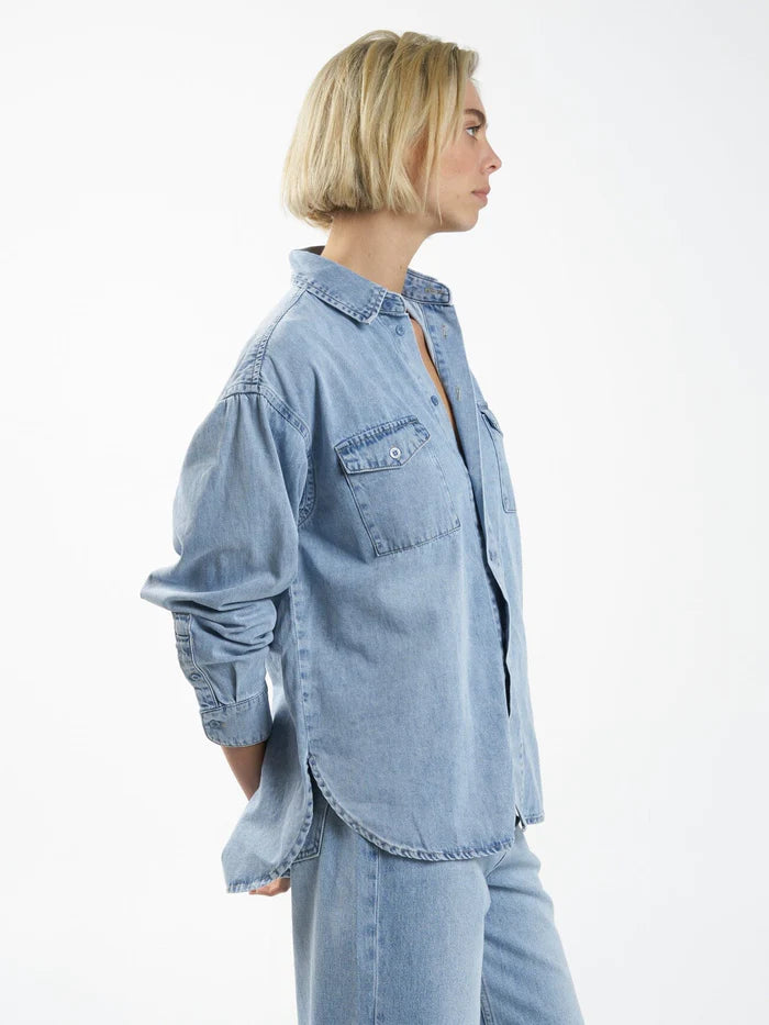 Adrian Denim Shirt - Endless Blue