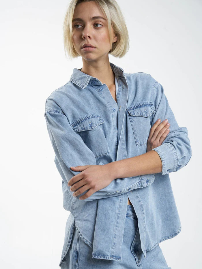 Adrian Denim Shirt - Endless Blue