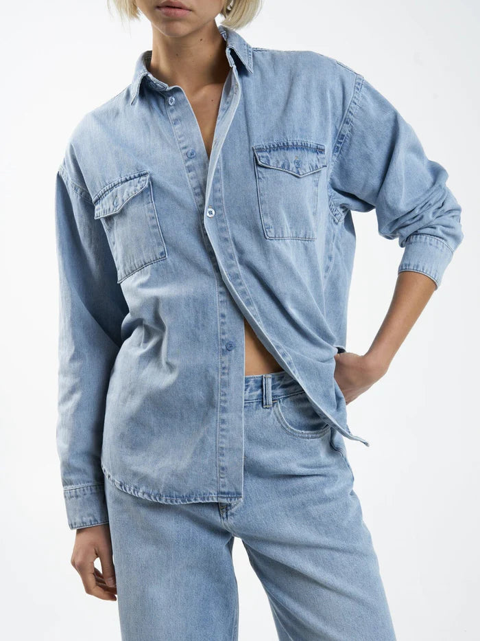 Adrian Denim Shirt - Endless Blue