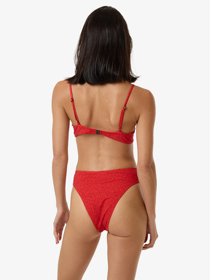 Zinnia Underwire Bikini Top - Flame Red