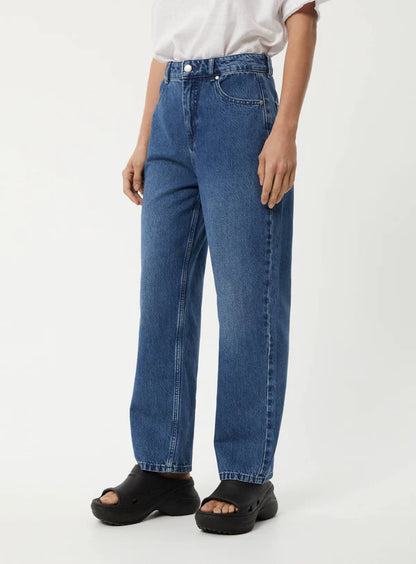 SHELBY HEMP DENIM WIDE LEG JEANS