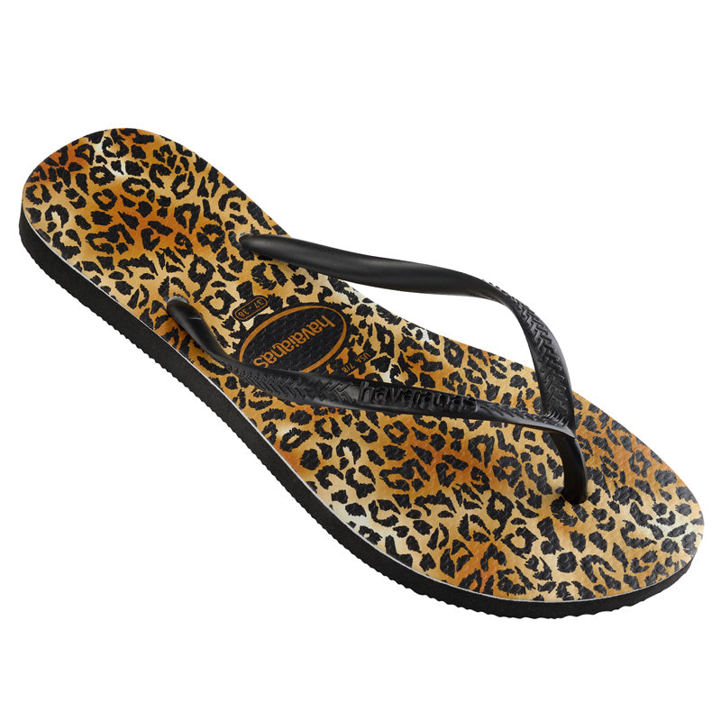 SLIM LEOPARD THONGS